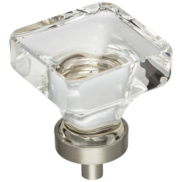 HARLOW SQUARE GLASS CABINET KNOB FINISH